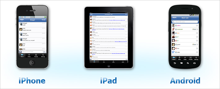 iPhone, iPad, Android Chat App, Chat App, 123 Flash Chat
