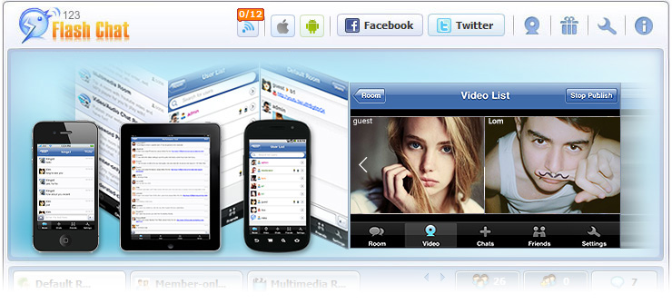 HTML Chat Client Supports PCs & Mobile Simultaneously